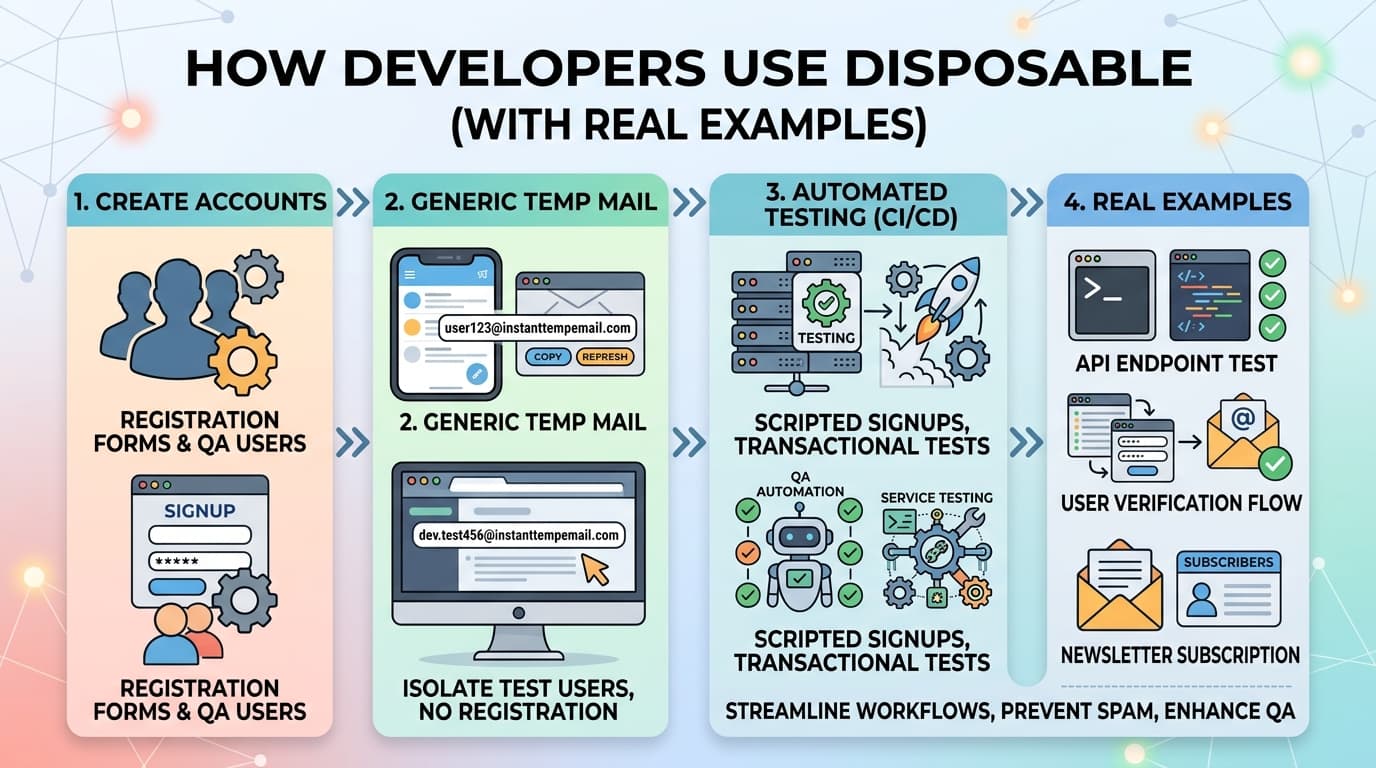 How Developers Use Disposable Emails for Testing (With Real Examples)