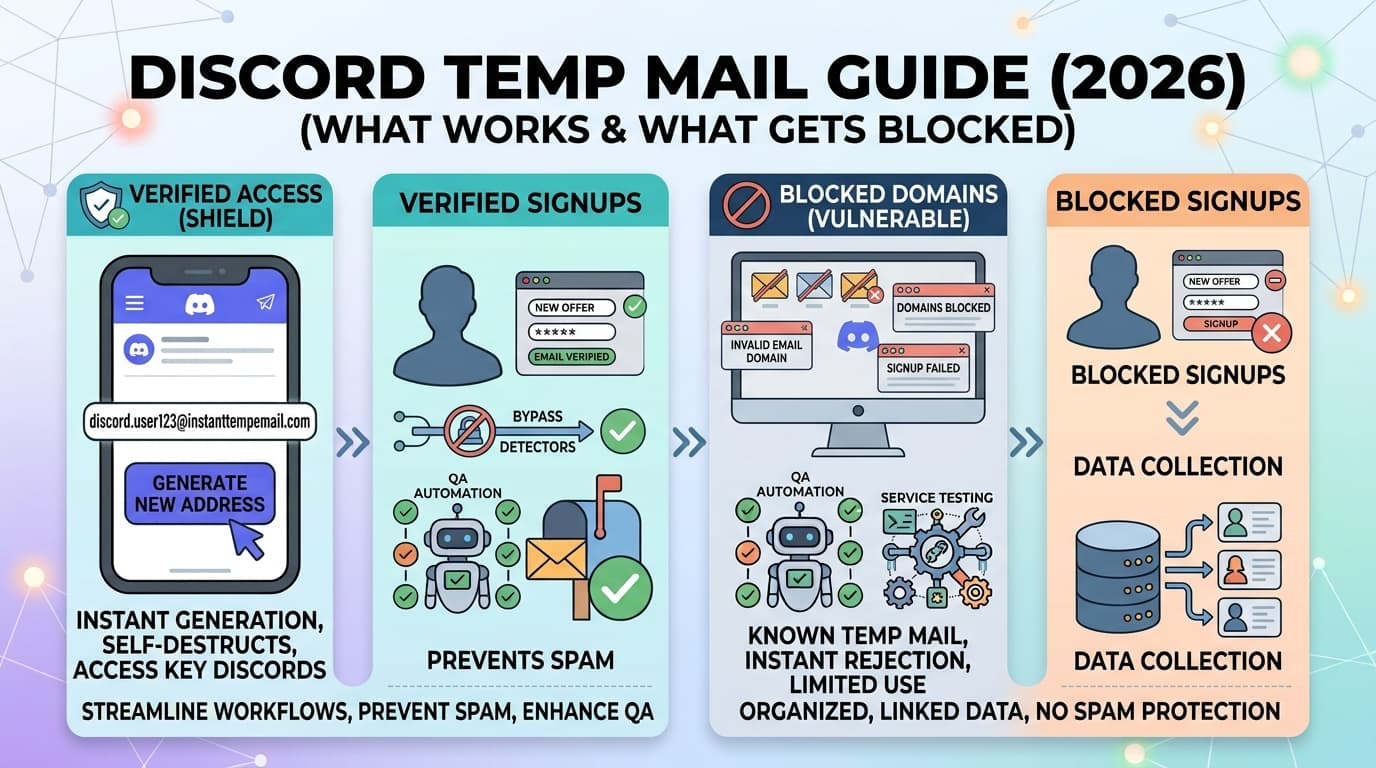 Discord Temp Mail Guide (2026): What Works & What Gets Blocked